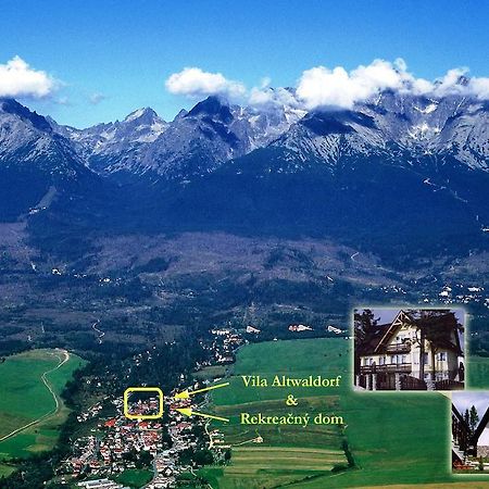 Villa Rekreacny Dom Altwaldorf Vysoke Tatry Stará Lesná Exterior foto